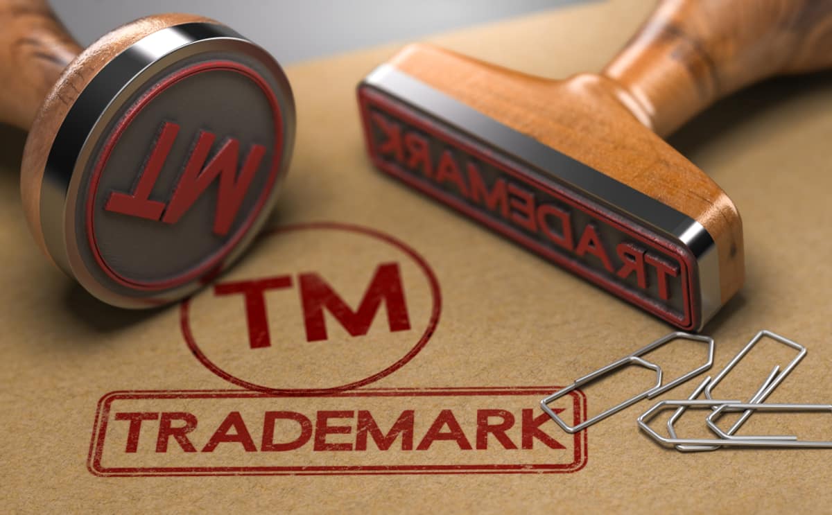 Trademark registration stamp